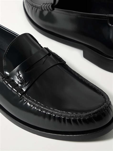 ysl white loafers|saint laurent loafer.